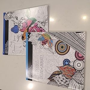 Art Doodles Coloring Books Set